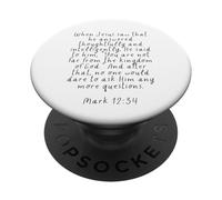 Vous n'êtes Pas Loin du Royaume de Dieu (Marc 12, 34) PopSockets PopGrip Adhésif