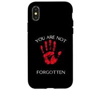 Vous n'êtes Pas oublié : Native American Awareness Red Hand Coque pour iPhone X/XS