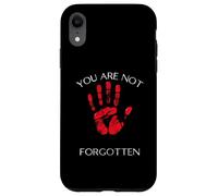 Vous n'êtes Pas oublié : Native American Awareness Red Hand Coque pour iPhone XR