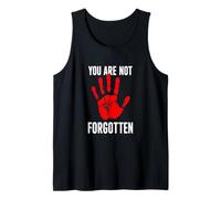 Vous n'êtes Pas oublié Red Hand Native American Awareness Débardeur