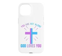 Vous n'êtes Pas Seul, Dieu Vous Aime, survivez à Vos pensées suicidaires Coque pour iPhone 15