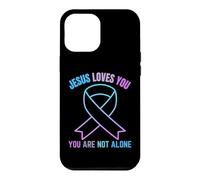 Vous n'êtes Pas Seul, Jésus Vous Aime, survivez à Vos pensées suicidaires Coque pour iPhone 12 Pro Max