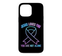 Vous n'êtes Pas Seul, Jésus Vous Aime, survivez à Vos pensées suicidaires Coque pour iPhone 13 Pro Max