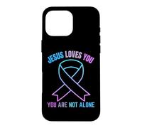 Vous n'êtes Pas Seul, Jésus Vous Aime, survivez à Vos pensées suicidaires Coque pour iPhone 16 Pro Max