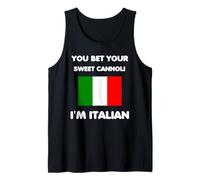 Vous pariez Que Votre Doux Cannoli I'm Italian Funny Pride Débardeur