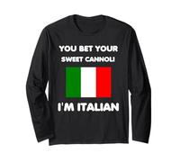 Vous pariez Que Votre Doux Cannoli I'm Italian Funny Pride Manche Longue