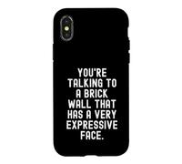 Vous Parlez à Un Mur de Briques Qui a Une très Expressive Coque pour iPhone X/XS