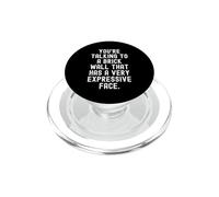 Vous Parlez à Un Mur de Briques Qui a Une très Expressive PopSockets PopGrip pour MagSafe