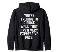 Vous Parlez à Un Mur de Briques Qui a Une très Expressive Sweat à Capuche