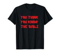 Vous Pensez connaître la Bible : la Question chrétienne T-Shirt