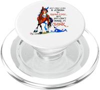 Vous Pouvez Conduire Un Humain à la Connaissance mais Vous ne Pouvez Pas Le Faire Penser PopSockets PopGrip pour MagSafe