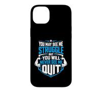Vous Pouvez me Voir Lutter, mais Vous ne me verrez jamais arrêter Coque pour iPhone 14 Plus