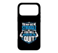 Vous Pouvez me Voir Lutter, mais Vous ne me verrez jamais arrêter Coque pour iPhone 17 Pro Max