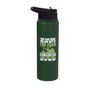 Vous pouvez sortir le garçon de la ferme mais vous ne pouvez pas prendre la ferme Stainless Steel Insulated Water Bottle
