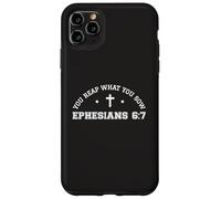 Vous récoltez ce Que Vous semez (Éphésiens 6:7) C'est drôle (67 versets bibliques) : Dieu Coque pour iPhone 11 Pro Max