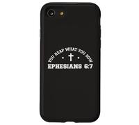 Vous récoltez ce Que Vous semez (Éphésiens 6:7) C'est drôle (67 versets bibliques) : Dieu Coque pour iPhone SE (2020) / 7/8