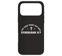 Vous récoltez ce Que Vous semez (Éphésiens 6:7) C'est drôle (67 versets bibliques) : Dieu Coque pour iPhone 17 Pro Max