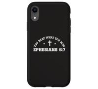 Vous récoltez ce Que Vous semez (Éphésiens 6:7) C'est drôle (67 versets bibliques) : Dieu Coque pour iPhone XR