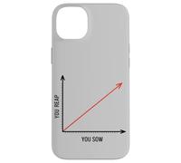 Vous récoltez ce que vous semez | Graphique linéaire profond inspirant Coque pour iPhone 14 Plus
