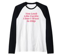 Vous ressemblez à Cardio Funny Workout Fitness Gym Minimal Pun Manche Raglan