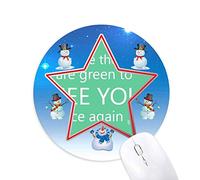 vous revoir bonhomme de neige, tapis de souris série star mat