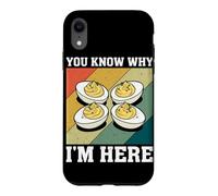 Vous Savez Pourquoi Je suis Ici Love Deviled Egg Autumn Thanksgiving Coque pour iPhone XR