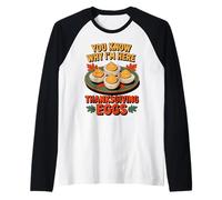 Vous Savez Pourquoi Je suis Ici, Thanksgiving Eggs Manche Raglan