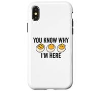 Vous Savez Pourquoi Je suis là, des œufs farcis Amusants pour Thanksgiving Coque pour iPhone X/XS
