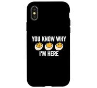 Vous Savez Pourquoi Je suis là, des œufs farcis Amusants pour Thanksgiving Coque pour iPhone X/XS