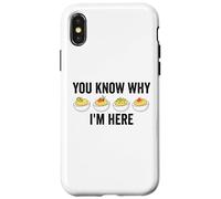 Vous Savez Pourquoi Je suis là, des œufs farcis Amusants pour Thanksgiving Coque pour iPhone X/XS