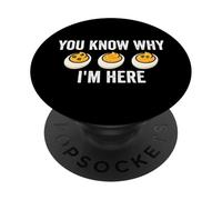 Vous Savez Pourquoi Je suis là, des œufs farcis Amusants pour Thanksgiving PopSockets PopGrip Adhésif