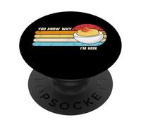 Vous Savez Pourquoi Je suis là, des œufs farcis Amusants pour Thanksgiving PopSockets PopGrip Adhésif
