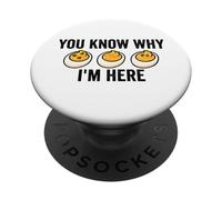 Vous Savez Pourquoi Je suis là, des œufs farcis Amusants pour Thanksgiving PopSockets PopGrip Adhésif