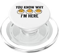 Vous Savez Pourquoi Je suis là, des œufs farcis Amusants pour Thanksgiving PopSockets PopGrip pour MagSafe