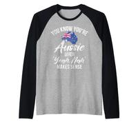 Vous Savez Que Vous êtes Australien Quand Oui Nah Fait Sens Australien Manche Raglan