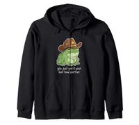 Vous venez d'avoir Votre dernier Partenaire avec Haw Western Fun Frog Cowboy Sweat à Capuche