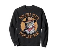 Vous venez de voir votre dernier Haw Western Cat Cowboy Sweatshirt