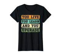 Vous vivez, Vous apprenez et Vous améliorez l'annulation du Divorce T-Shirt Graphique avec Valeur