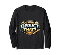 Vous Voulez déduire Cette Blague Amusante de Comptable fiscale Manche Longue