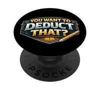 Vous Voulez déduire Cette Blague Amusante de Comptable fiscale PopSockets PopGrip Adhésif