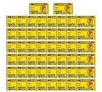 Vous vous êtes garé comme un idiot, vous êtes nul aux cartes de stationnement - Panneau d’avertissement de faux ticket de stationnement,50X cartes de visite tickets de, drôles de mauvais
