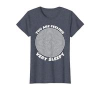 Vous Vous sentez très somnolent hypnose T-Shirt, Femme, Bleu Chiné, S
