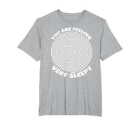 Vous Vous sentez très somnolent hypnose T-Shirt, Homme Grandes Tailles, Gris Chiné, 2X Tall