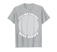 Vous Vous sentez très somnolent hypnose T-Shirt, Homme, Gris Chiné, 3XL