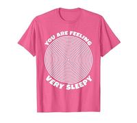Vous Vous sentez très somnolent hypnose T-Shirt, Homme, Rose Chiné, L