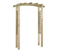 Voûte en treillis 150x60x210 cm Bois P18