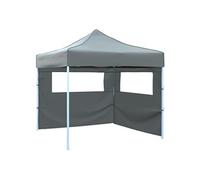 Tente Réception Escamotable 2 Parois 3x3 m Anthracite Jardin Pavillon vidaXL