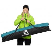 Vov.Vov BJERG Sac de ski imperméable - En Cordura 600D - Robuste - Pour skis de 150 à 160 cm ou 170 à 180 cm - Fabriqué en Europe - Turquoise - Jusqu'à 160 cm