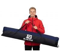 Vov.Vov BJERG Sac de ski imperméable - En Cordura 600D - Robuste - Pour skis de 150 à 160 cm ou 170 à 180 cm - Fabriqué en Europe - Bleu marine - Jusqu'à 180 cm
