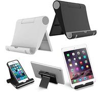 VOVIGGOL 2 Pièces Support Téléphone Bureau Réglable Porte Stand Téléphone Pliable 360° pour 4 à 9 Pouces iPhone 16 1514 13 12 11 Mini Pro Max Galaxy Huawei Xiao mi